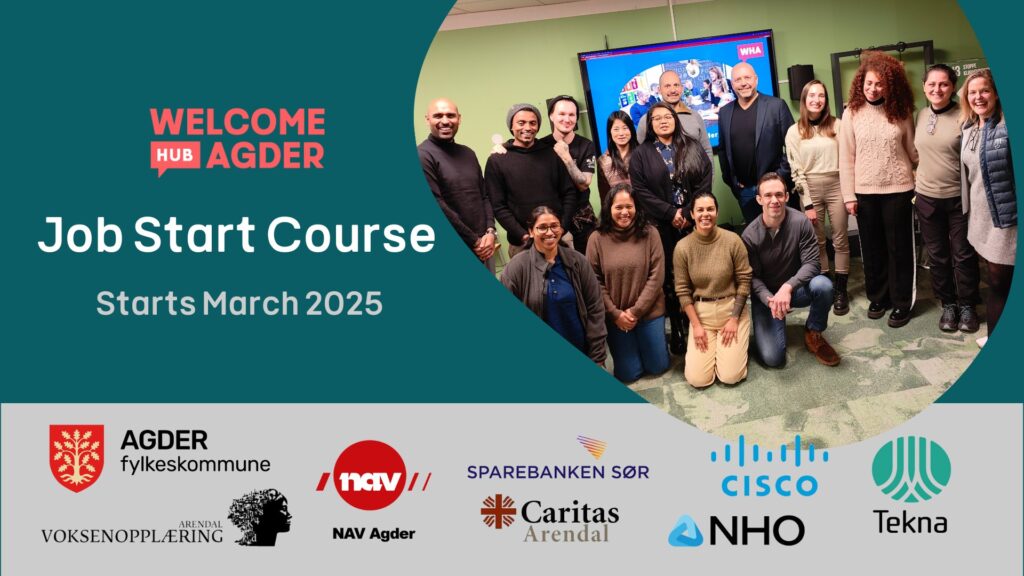 Plakat job start course