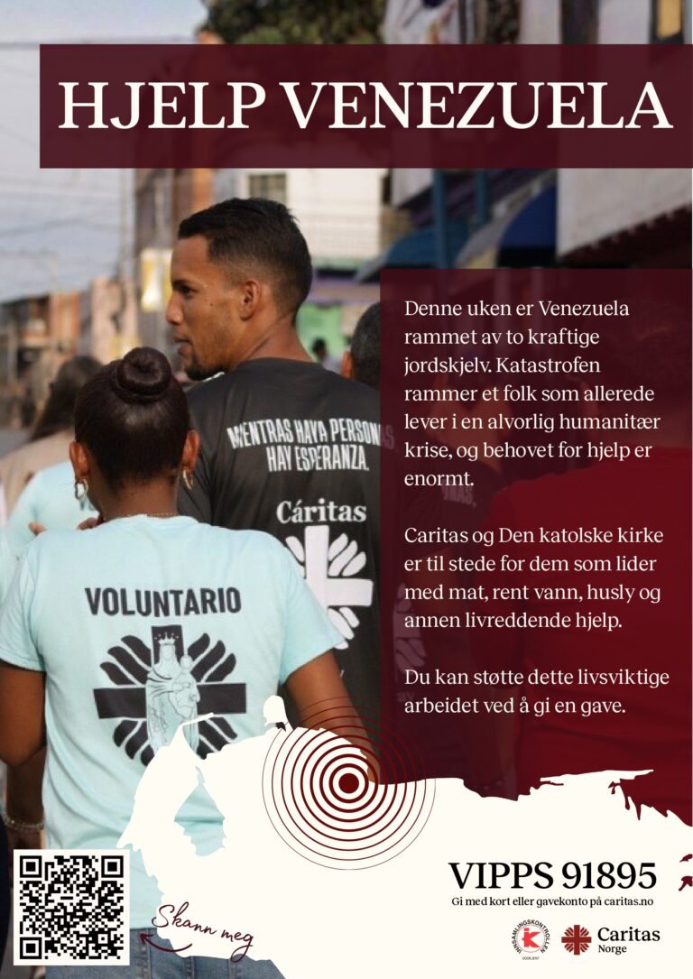 Plakat - hjelp Venezuela